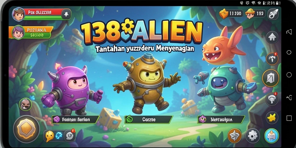 Gameplay 138ALIEN menampilkan tantangan puzzle yang menarik dan seru.
