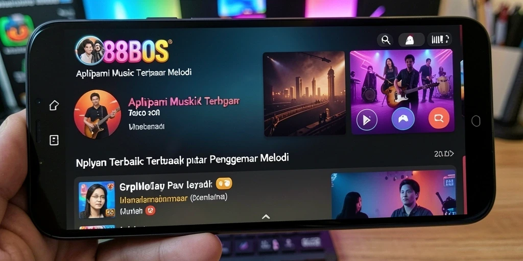 Tampilan gameplay musik di 88BOS yang menarik dan interaktif.