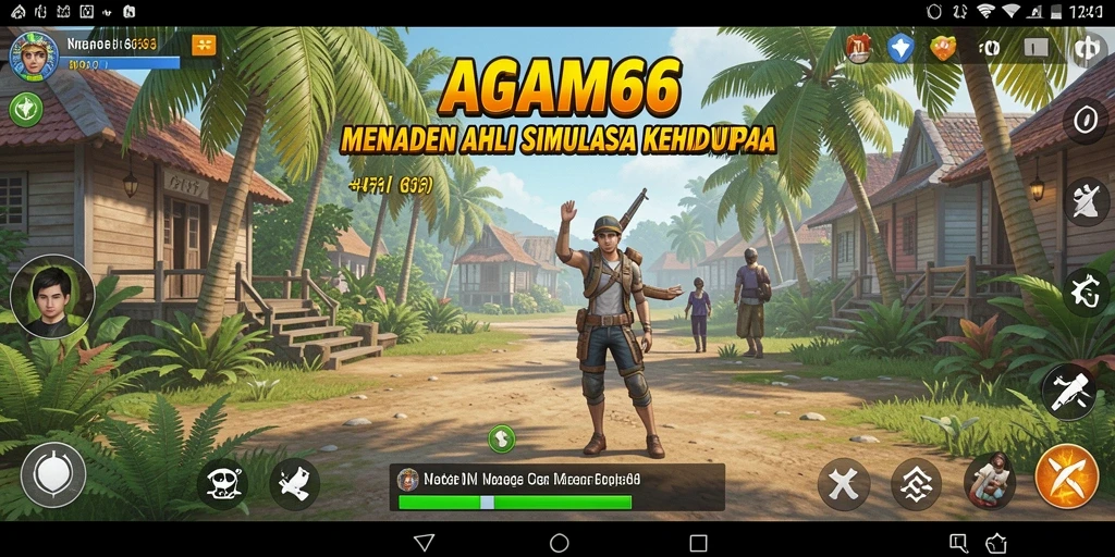 Tampilan gameplay AGAM66 yang mendalam dan realistis.