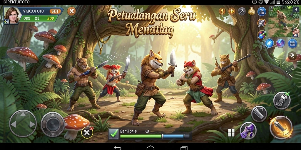 Screenshot utama dari gameplay <strong>DIREKTURTOTO</strong> yang penuh aksi dan petualangan.