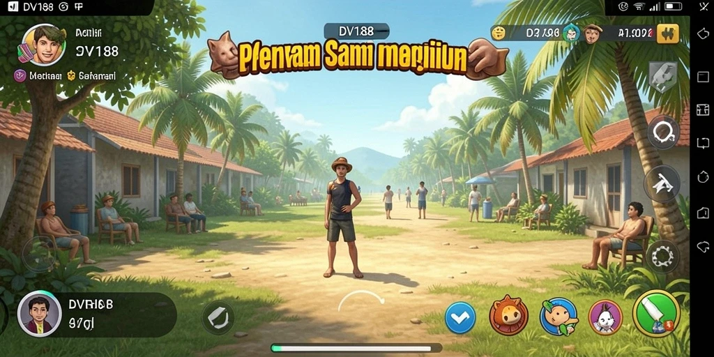 Screenshot gameplay <strong>DV188</strong> menampilkan aksi santai yang seru.