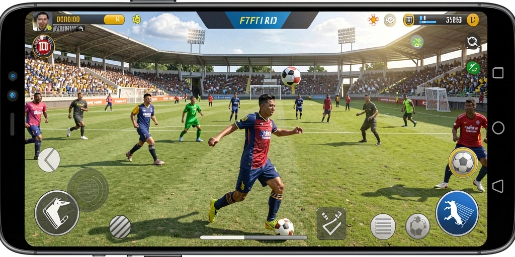Screenshot F7F7 menampilkan aksi seru dalam pertandingan olahraga.