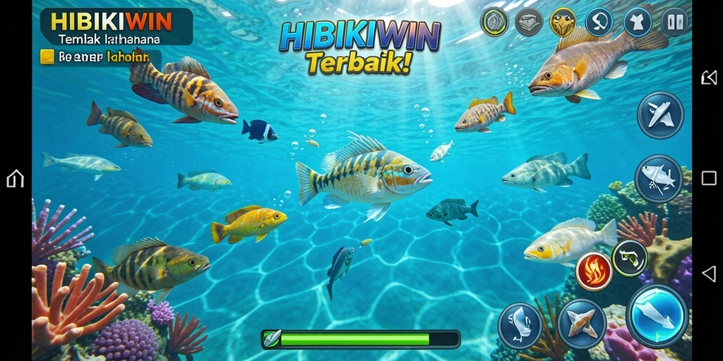 Tangkapan ikan yang memuaskan dalam HIBIKIWIN.