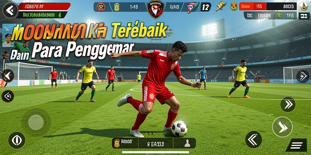 Tampilan gameplay seru dalam ID678, menampilkan pertandingan olahraga yang mendebarkan.
