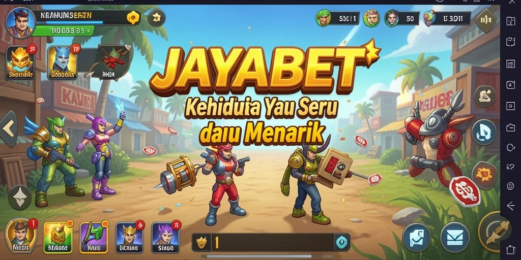 Tampilan gameplay menantang dengan grafis tinggi di JAYABET.