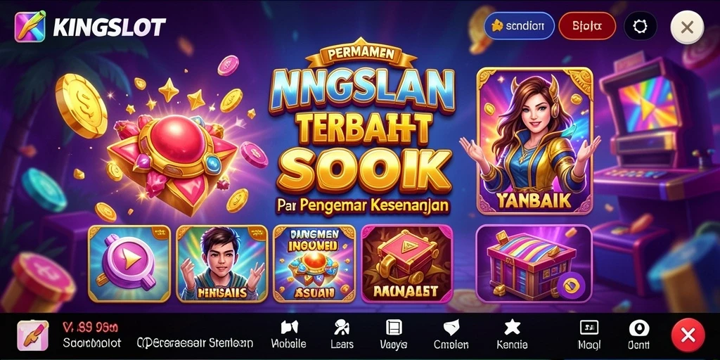 Tampilan menarik gameplay KINGSLOT dalam aksi slot.