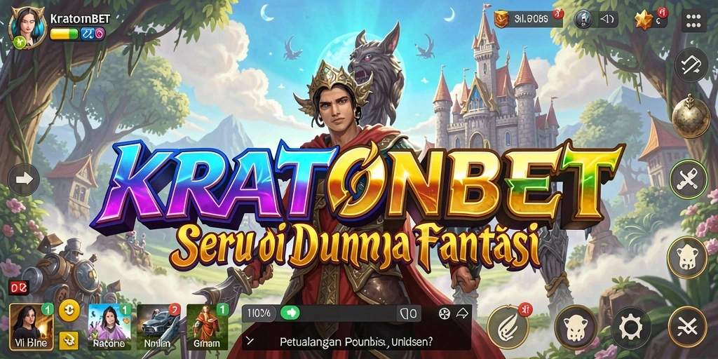 Tampilan gameplay epik dalam KRATONBET yang penuh petualangan.