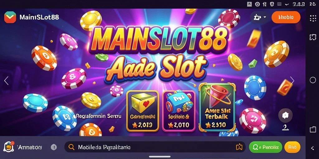 Screenshot gameplay MAINSLOT88 menampilkan serunya permainan slot yang menghibur.