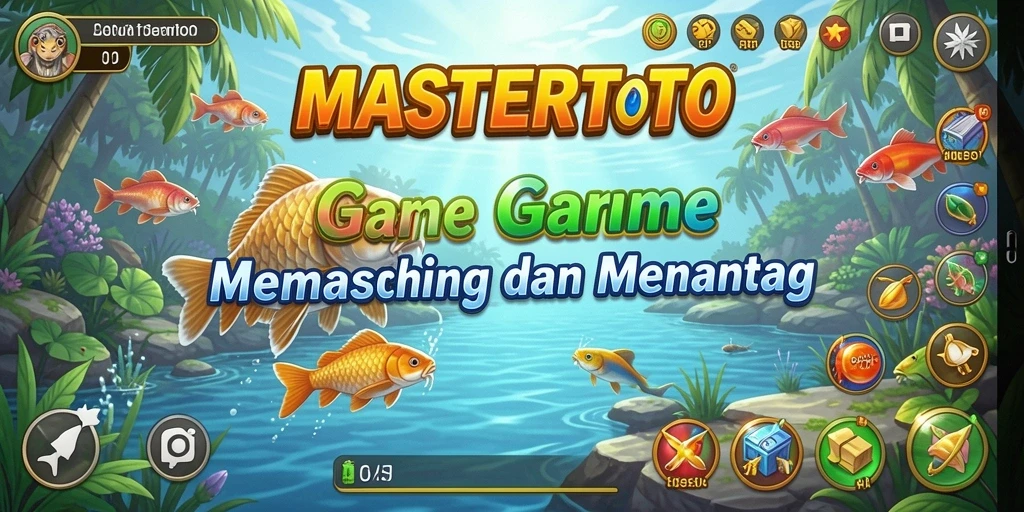 Screenshot gameplay MASTERTOTO menampilkan pengalaman memancing yang seru.