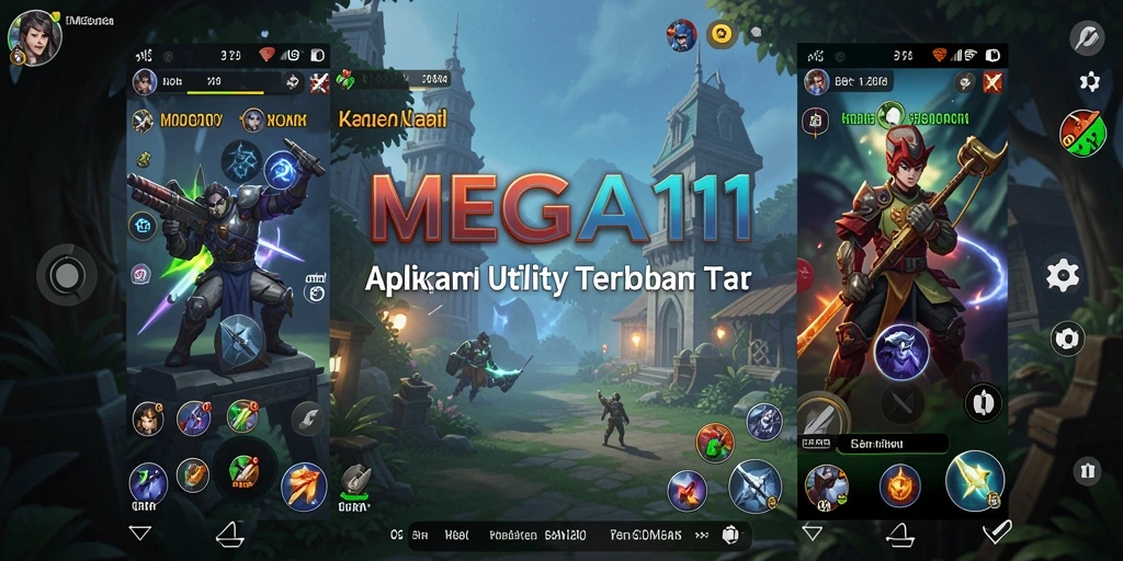 Tampilan antarmuka MEGA111 yang sederhana dan mudah diakses.