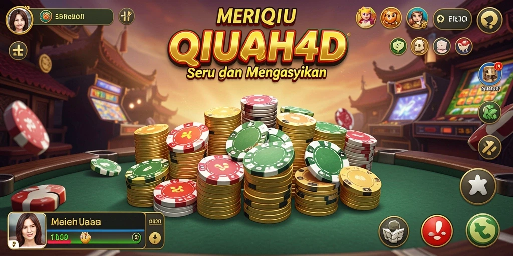 Tampilan gameplay MERIAH4D yang penuh warna dan seru.