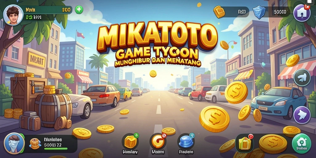 Tampilan gameplay MIKATOTO dengan grafis menawan dan konsep manajemen yang menarik.