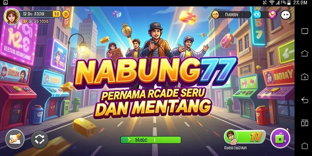 Screenshot gameplay <strong>NABUNG77</strong> menampilkan aksi seru dalam game Arcade.