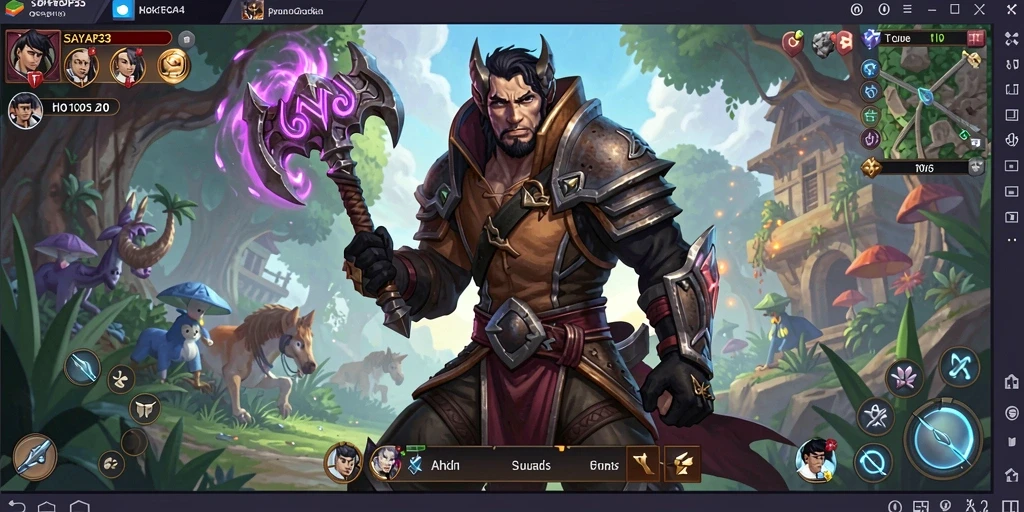 Tampilan utama gameplay SAYAP33 yang menampilkan aksi mendebarkan.