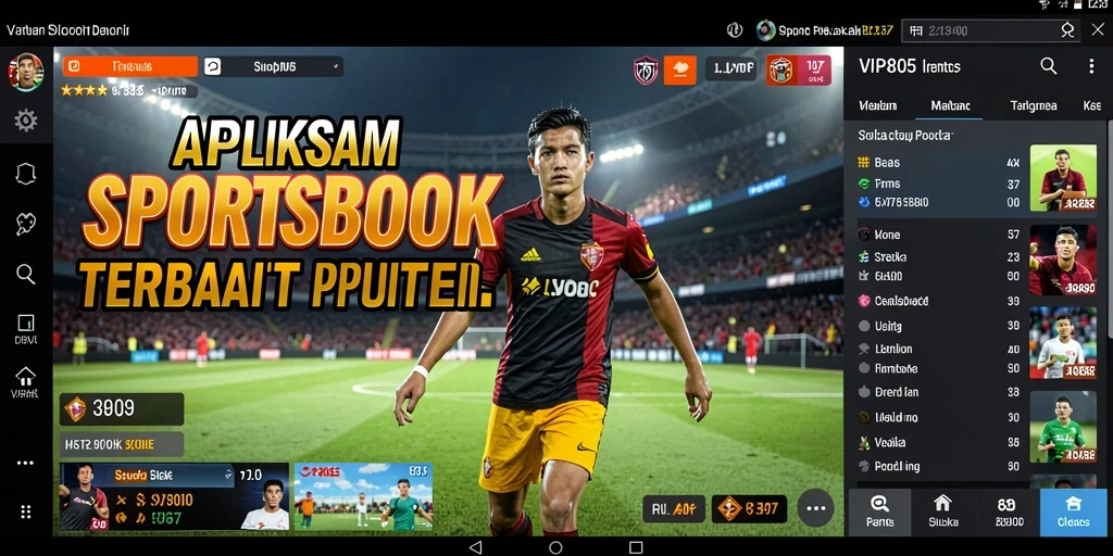 Tampilan gameplay Sportsbook yang menarik dan interaktif.