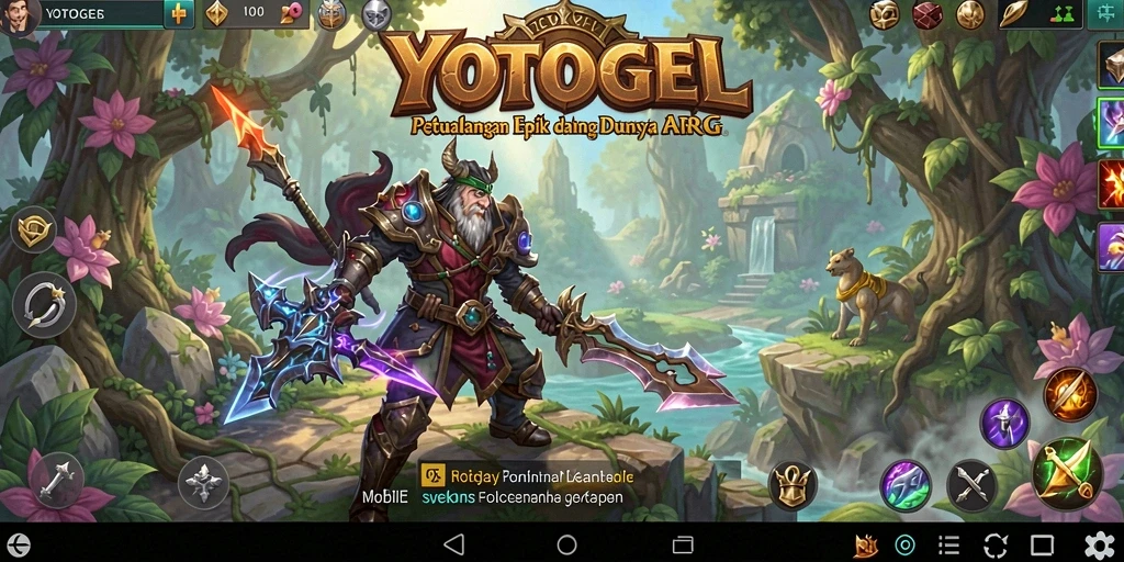 Tampilan gameplay menegangkan YOTOGEL di dunia ARPG.