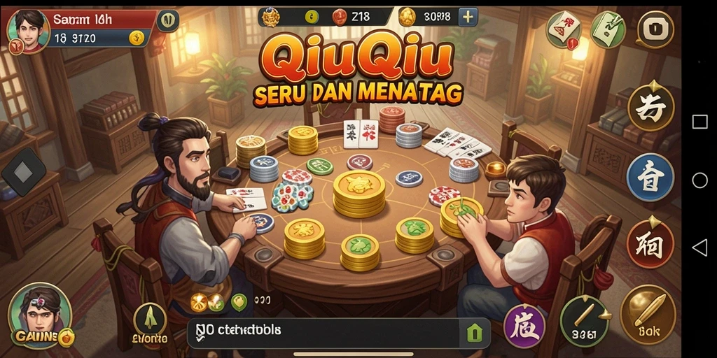 Tampilan gameplay QiuQiu yang menarik di Z18.